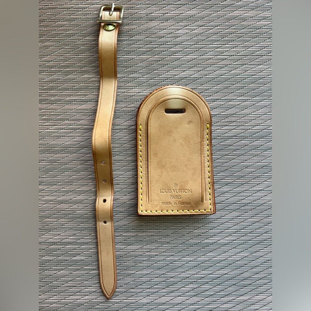 Authentic Louis Vuitton Luggage Tag #2